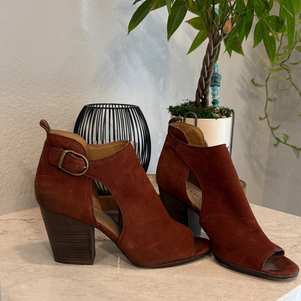 Lucky Brand Brown Heeled Boots